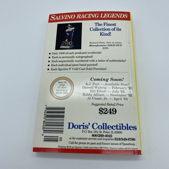 1992 Speedway Auto Racing Pocket Price Guide-Vol 2-Num. 3-limited edition - Picture 2 of 14